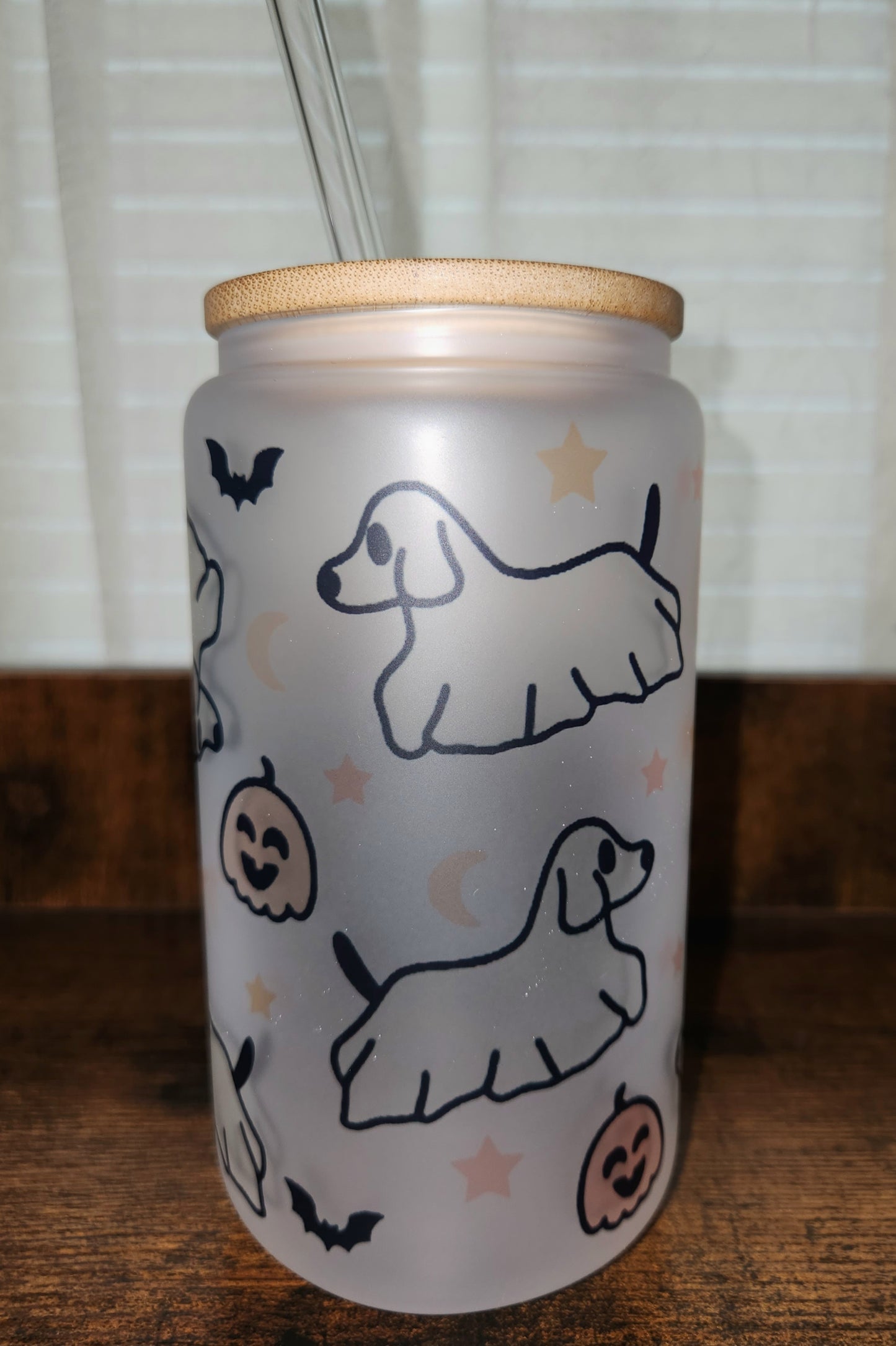Ghost Dogs 16oz Glass Can