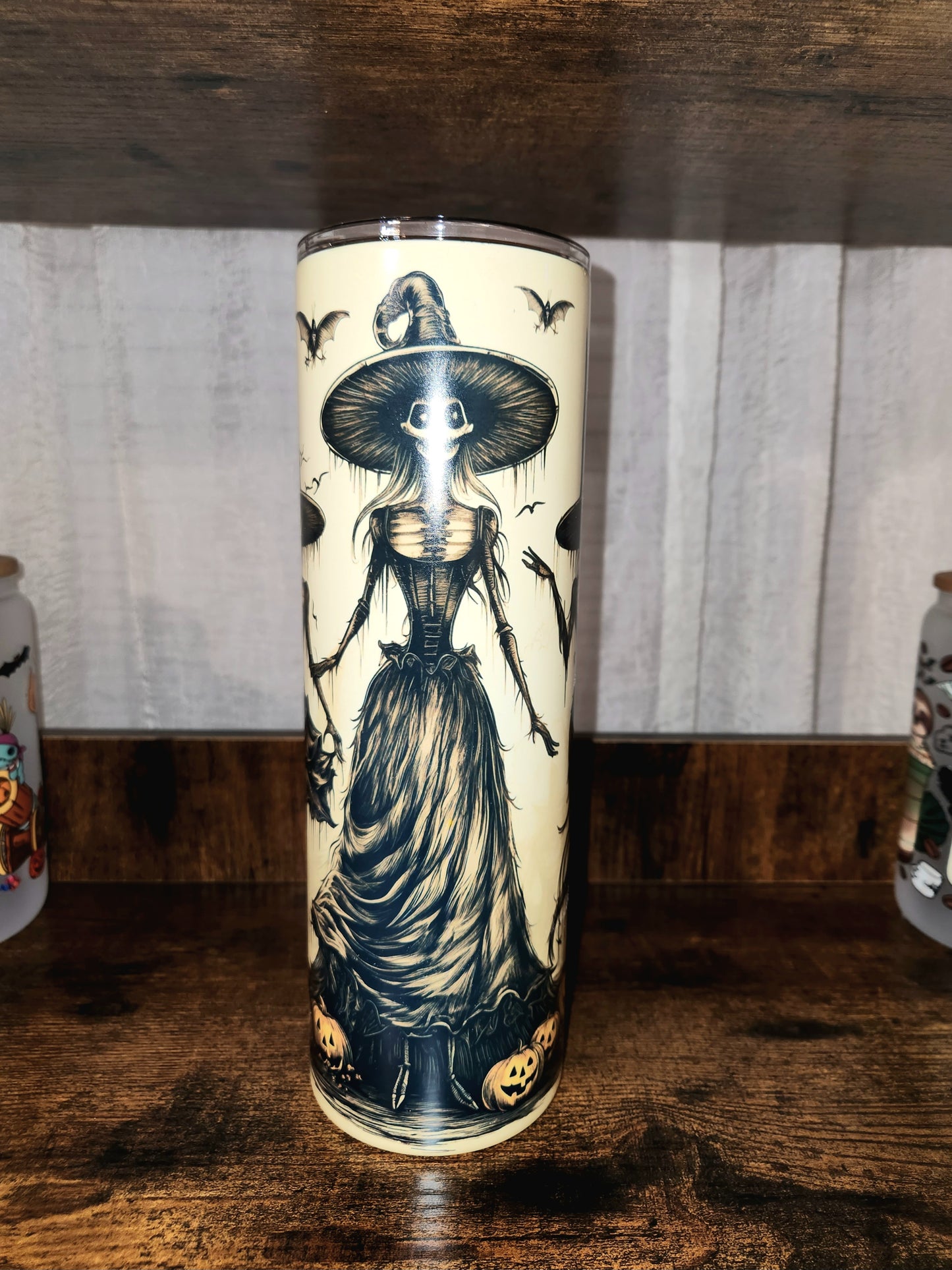Skeleton Witches Stainless Tumbler
