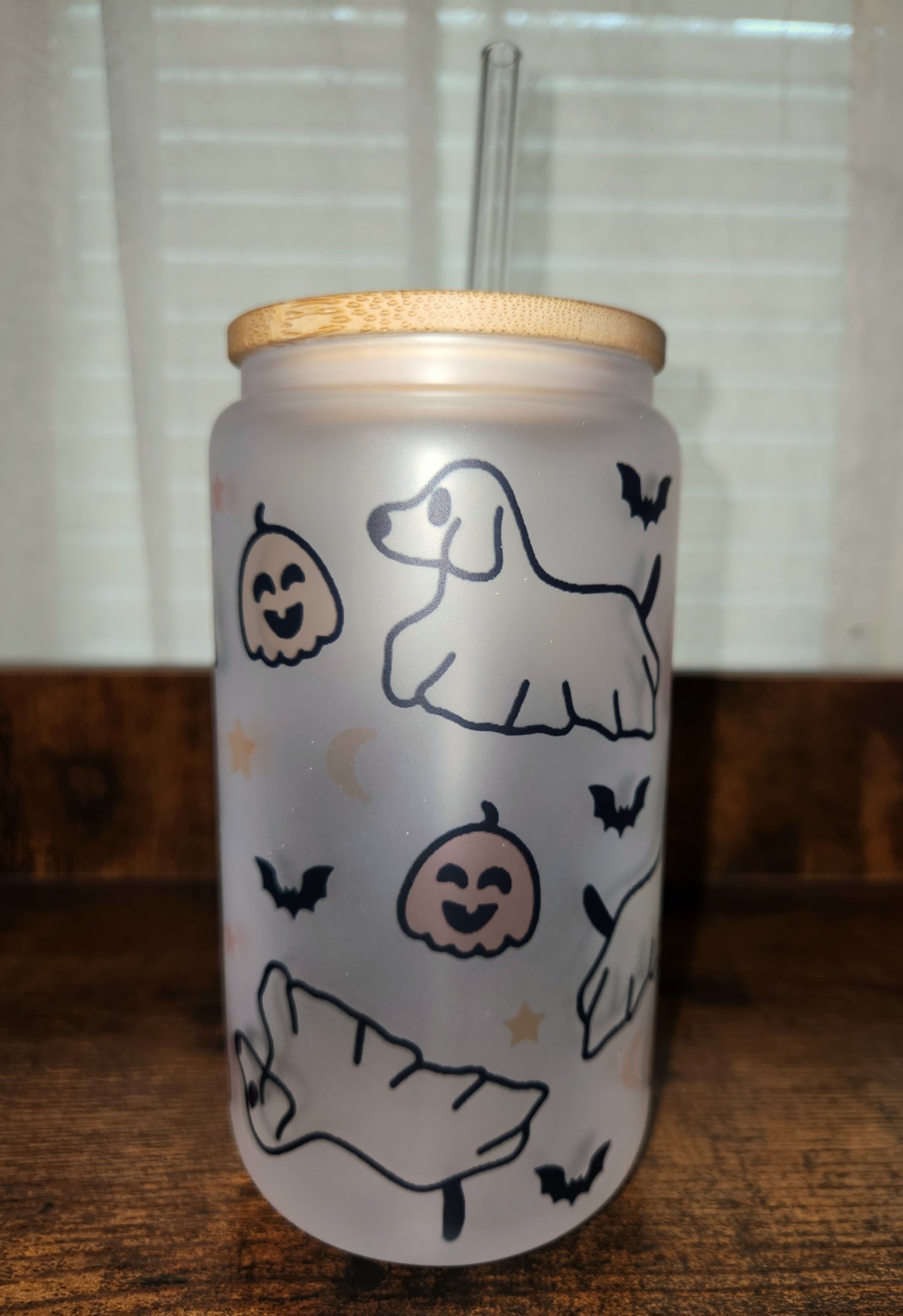 Ghost Dogs 16oz Glass Can