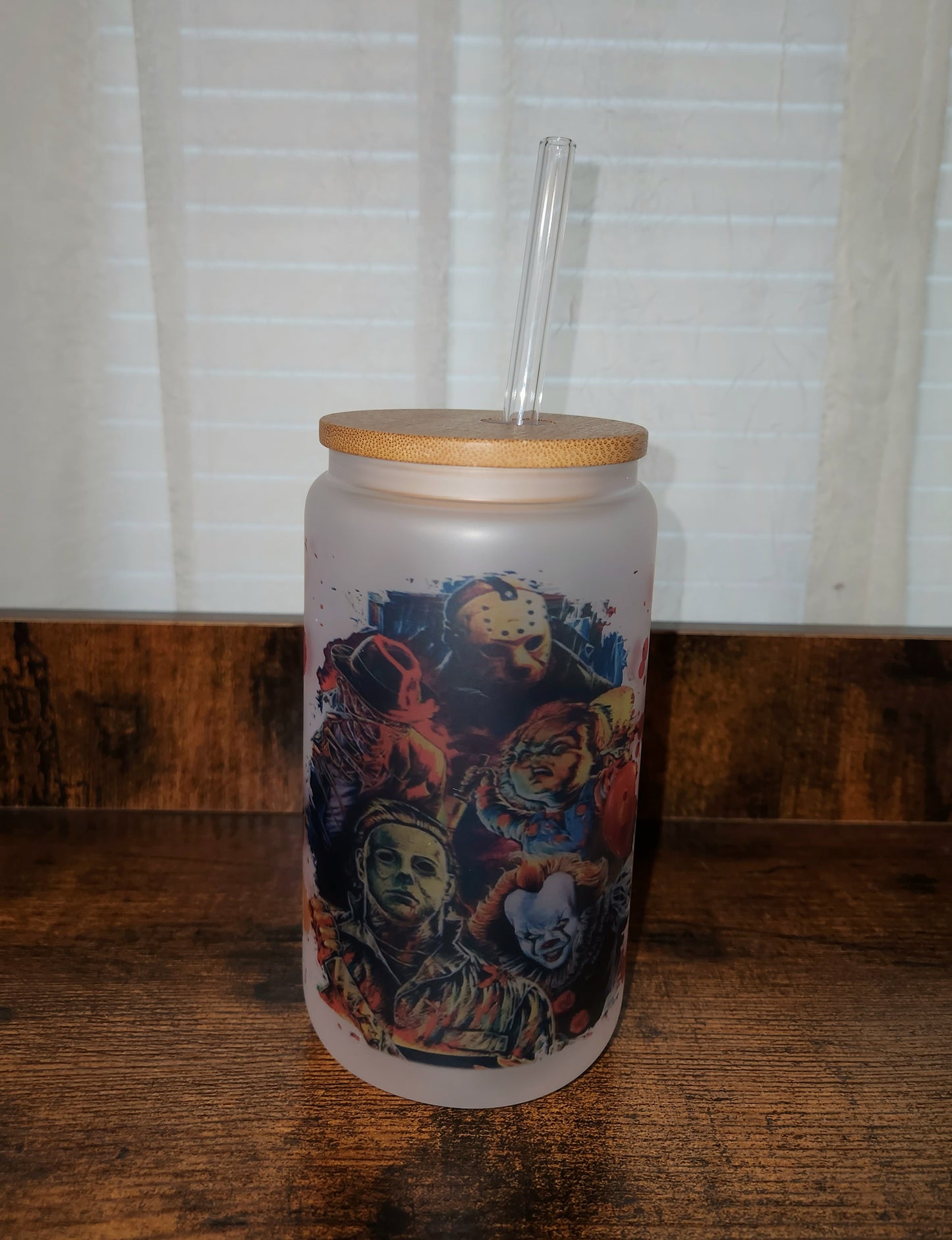Horror Club 16oz Glass Can