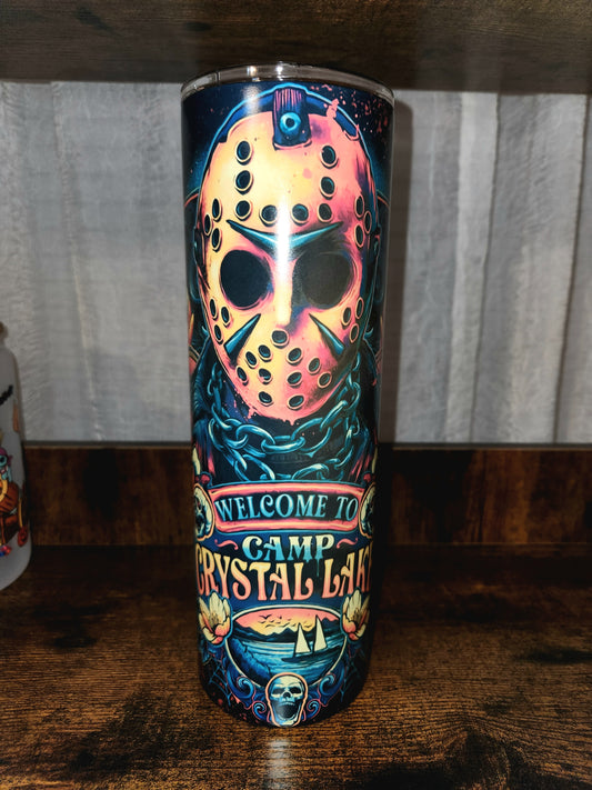 Camp Crystal Lake Stainless Tumbler