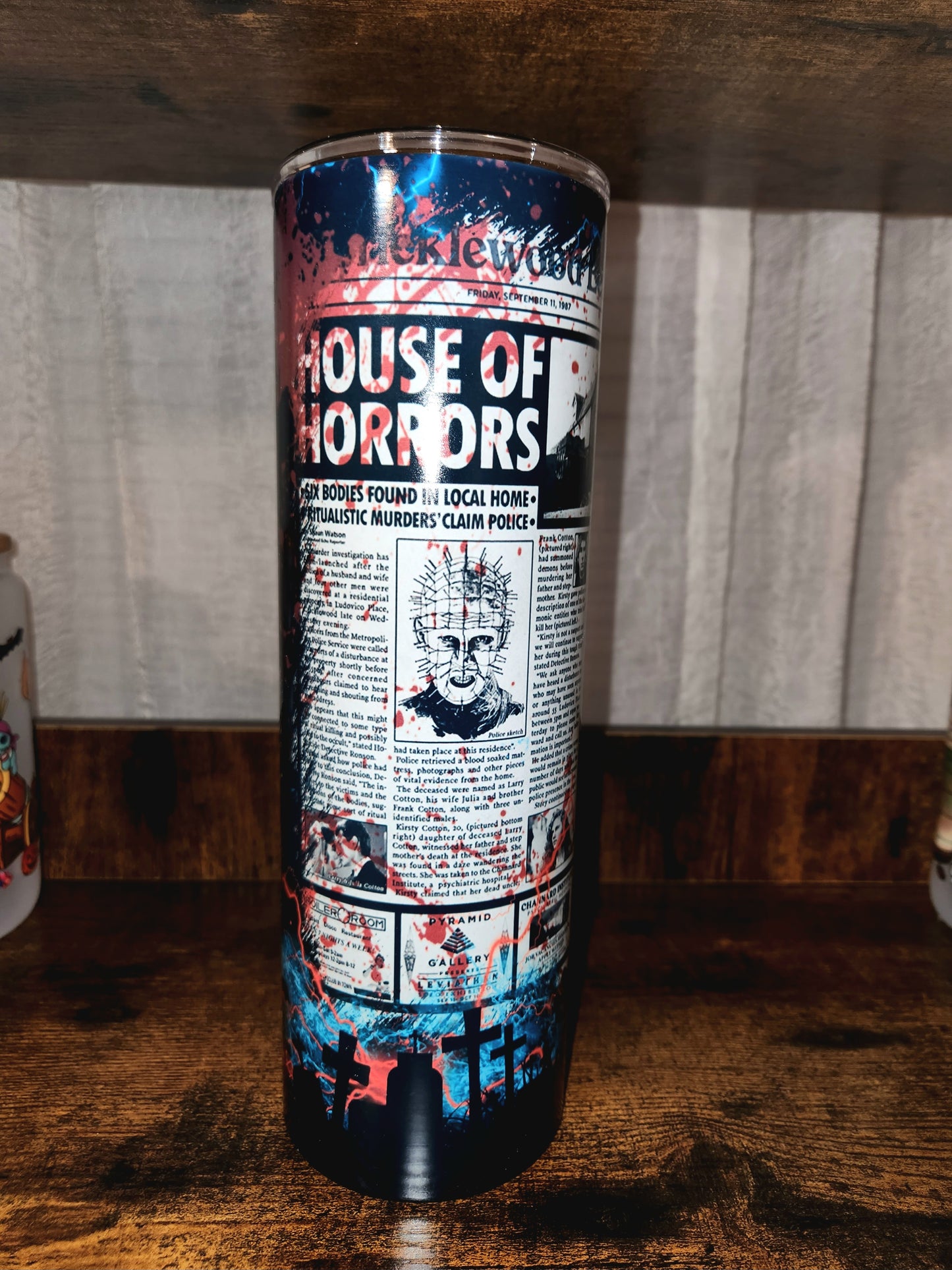 House Of Horrors Stainless Tumbler