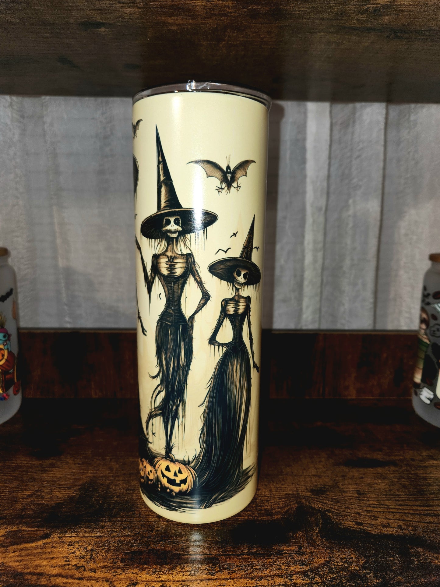 Skeleton Witches Stainless Tumbler