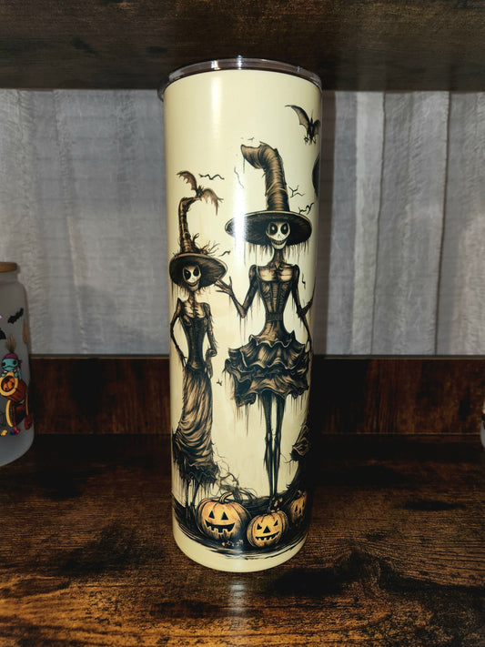 Skeleton Witches Stainless Tumbler