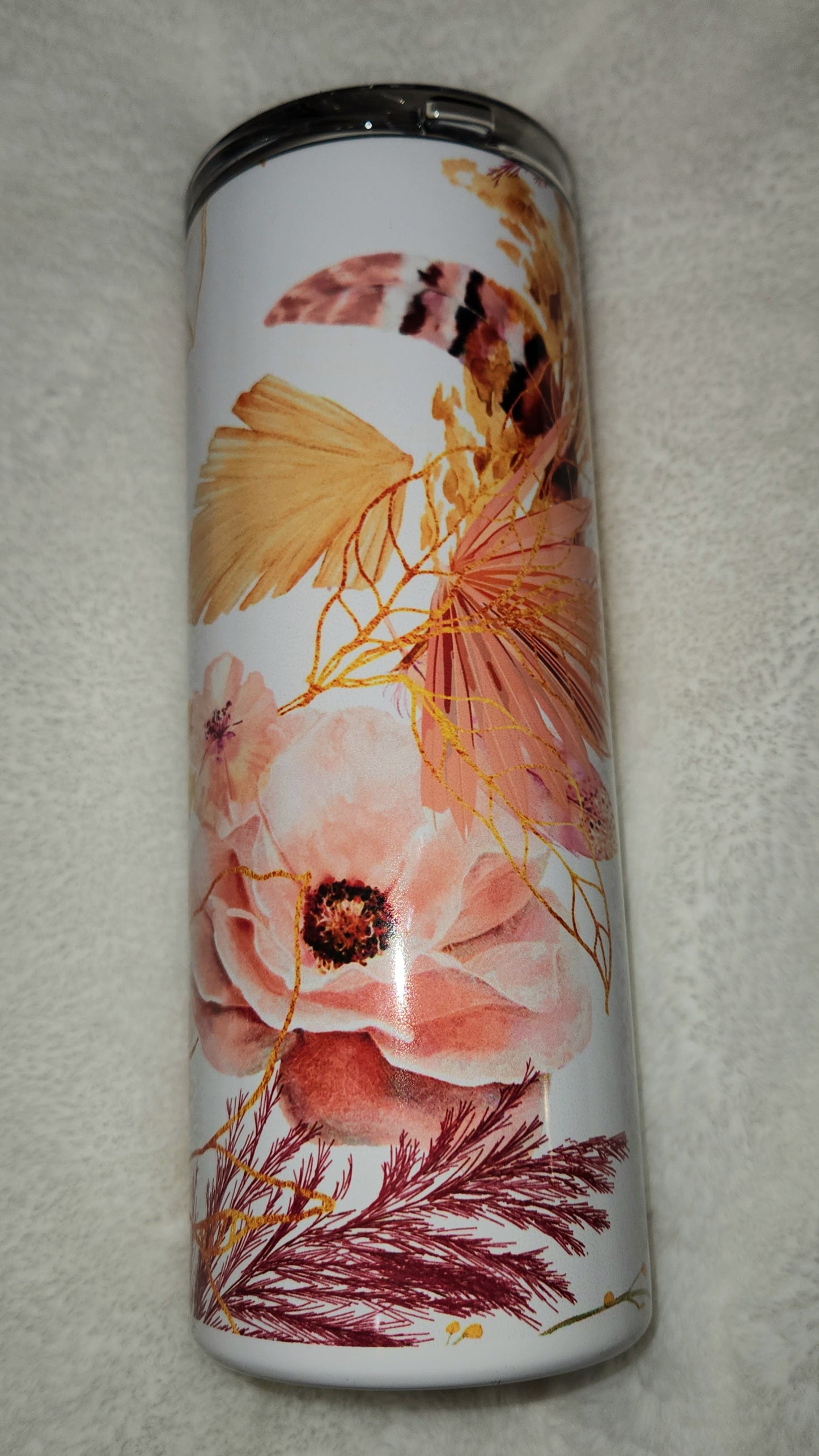 Boho Pink Feather