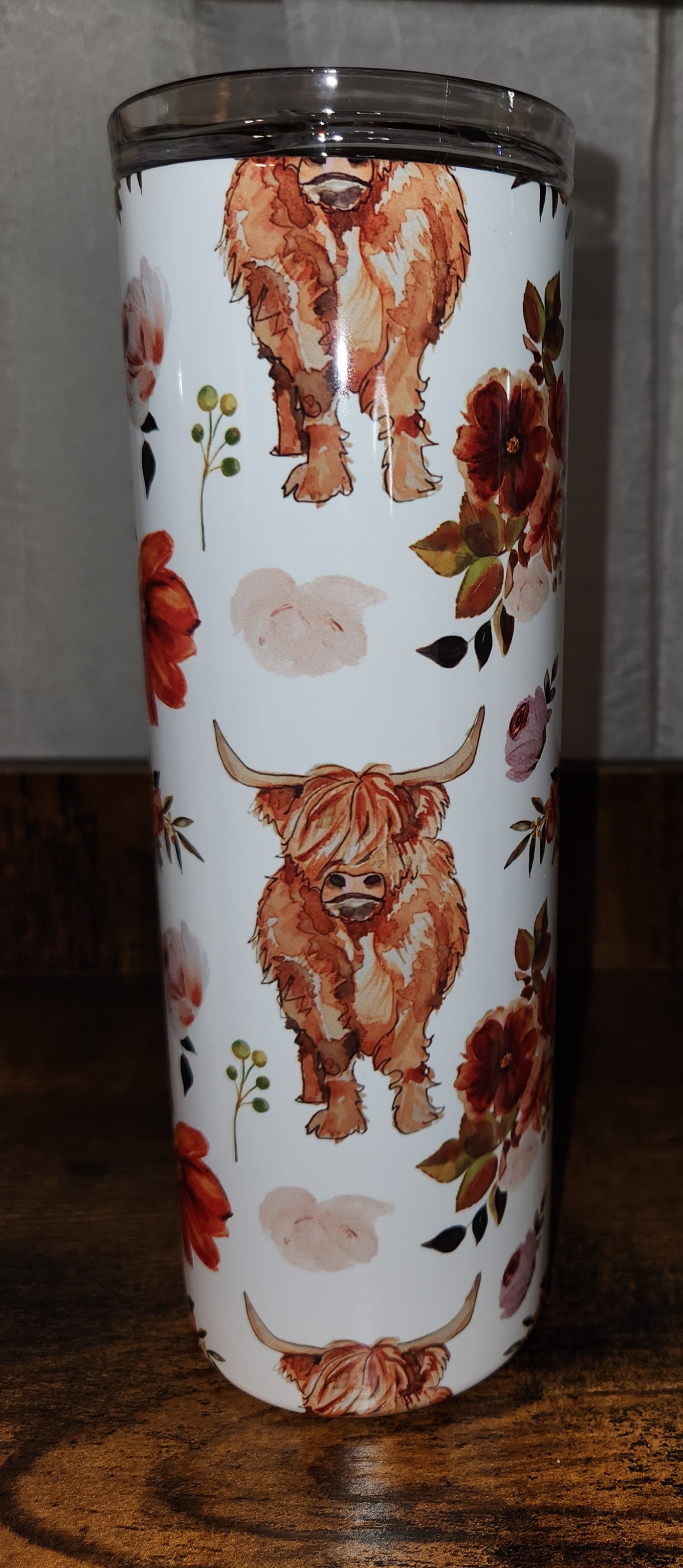 Highland Floral Cows