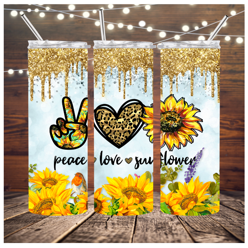 Peace Love Sunflower