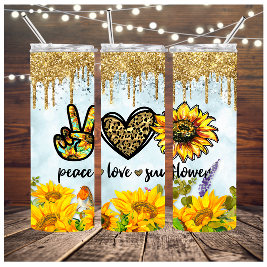 Peace Love Sunflower